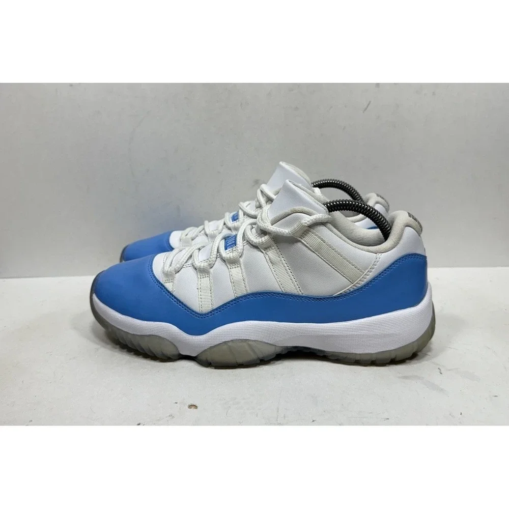 Jordan 11 Retro Low UNC White University Blue 528895-106 Sneaker Mens Sz 9 2017